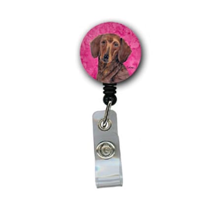 Teachers Aid Dachshund Retractable Badge Reel Or Id Holder With Clip TE242120